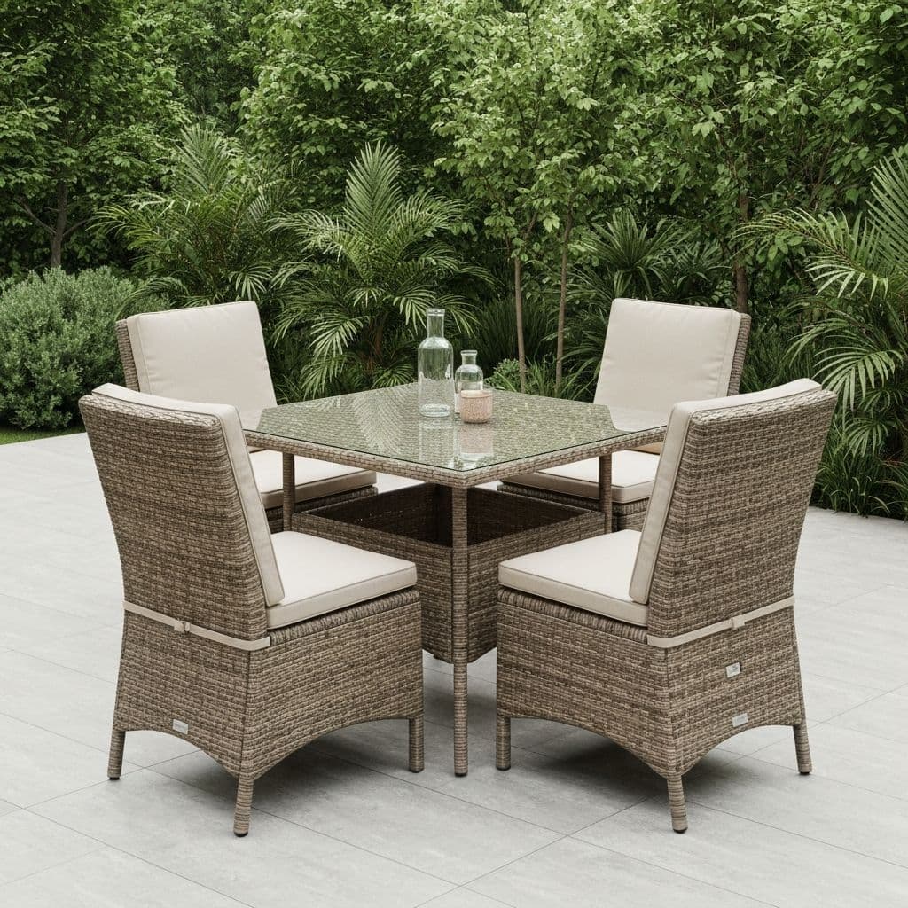Outdoor patio dining set